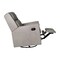 Flash Furniture Cash Swivel Glider Rocker Recliner Chair, Manual 360 Degree Swivel Recliner, Light Gray Upholstery CY-RAC-536-LTGRY-GG - alternate 10
